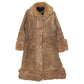 Womens Brown Unbranded Afghan Longlined  Coat