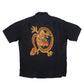 Mens Black Polo Ralph Lauren Clayton Dragon Short Sleeve Shirt