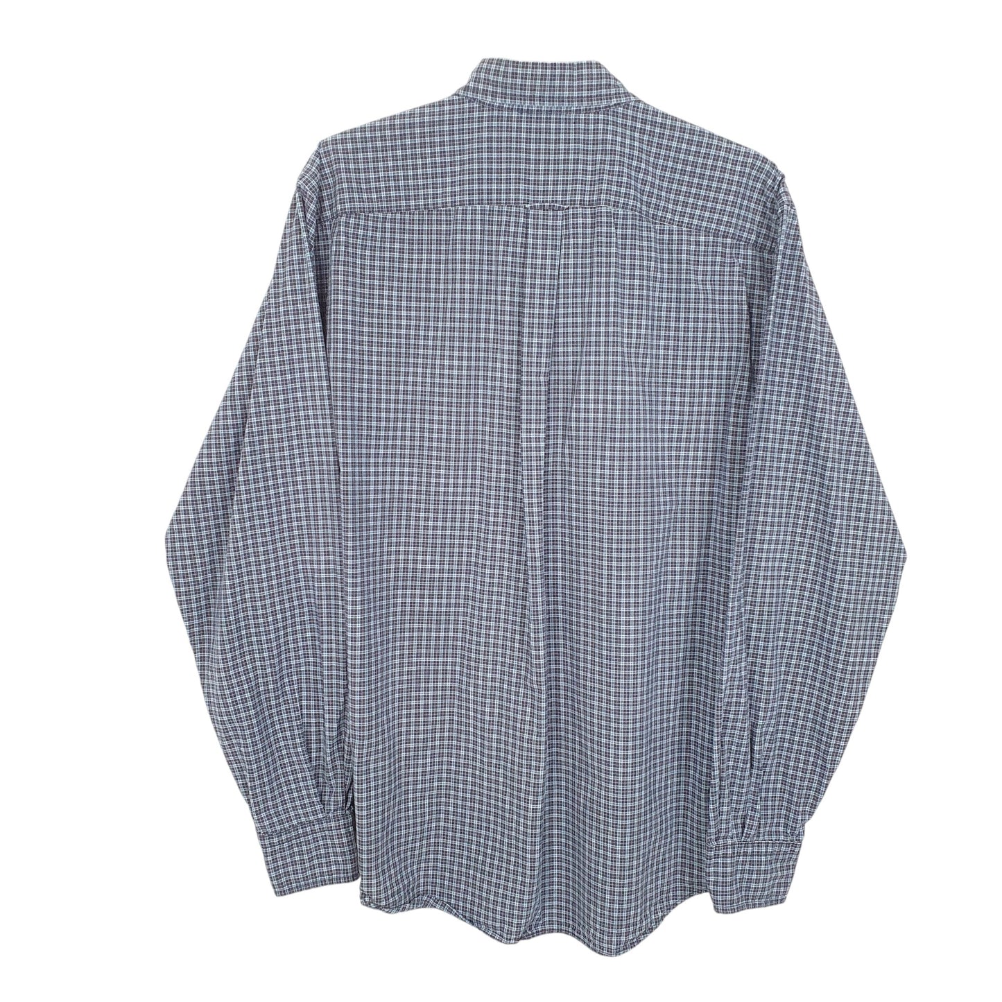 Mens Navy Nautica  Long Sleeve Shirt