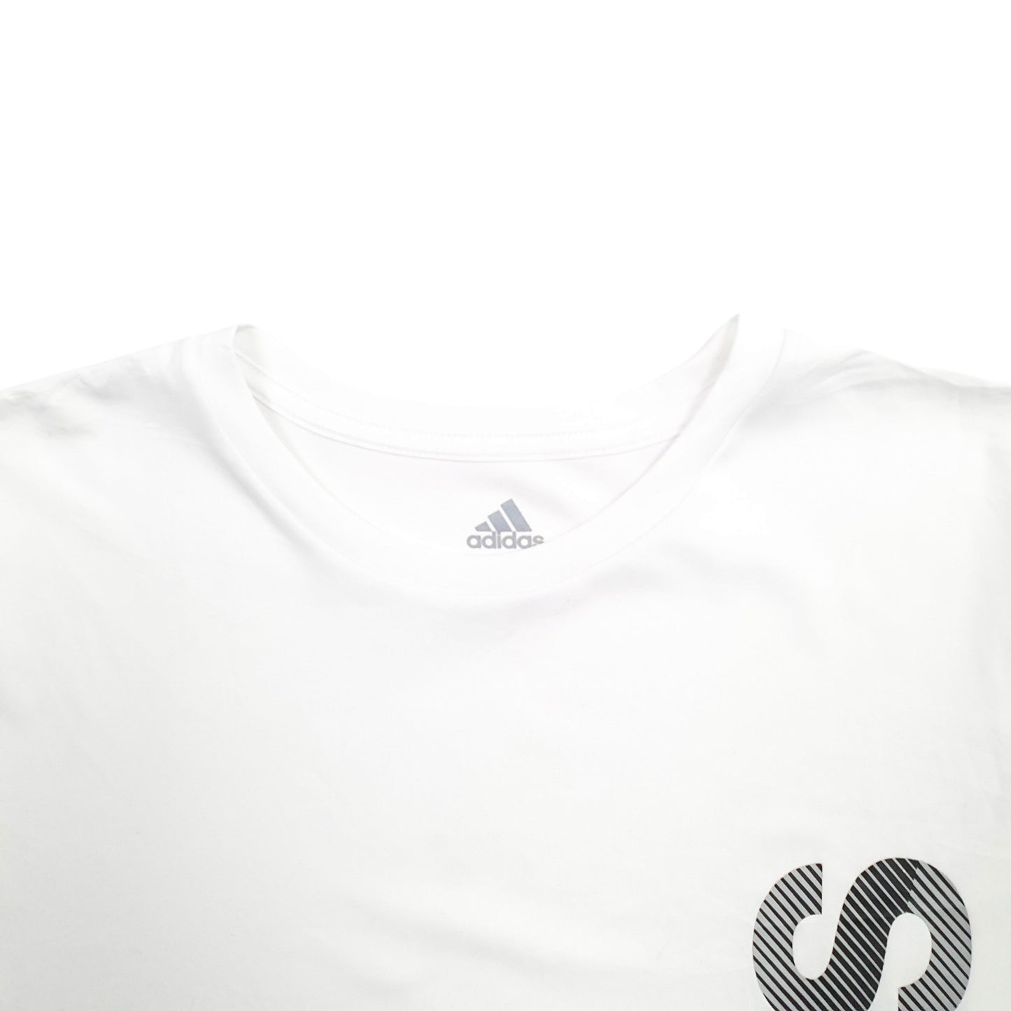 Mens White Adidas  Short Sleeve T Shirt