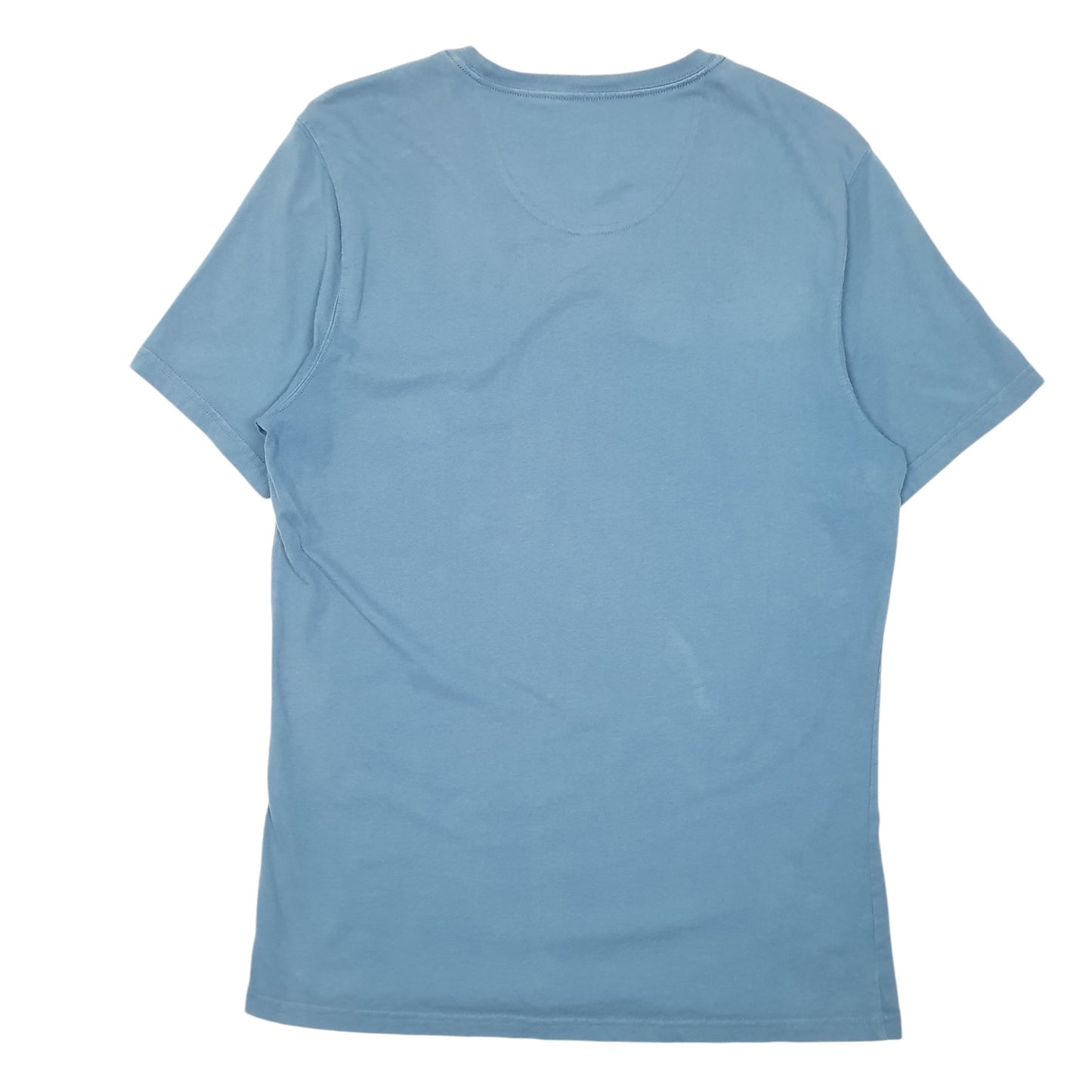 Mens Blue Barbour  Short Sleeve T Shirt