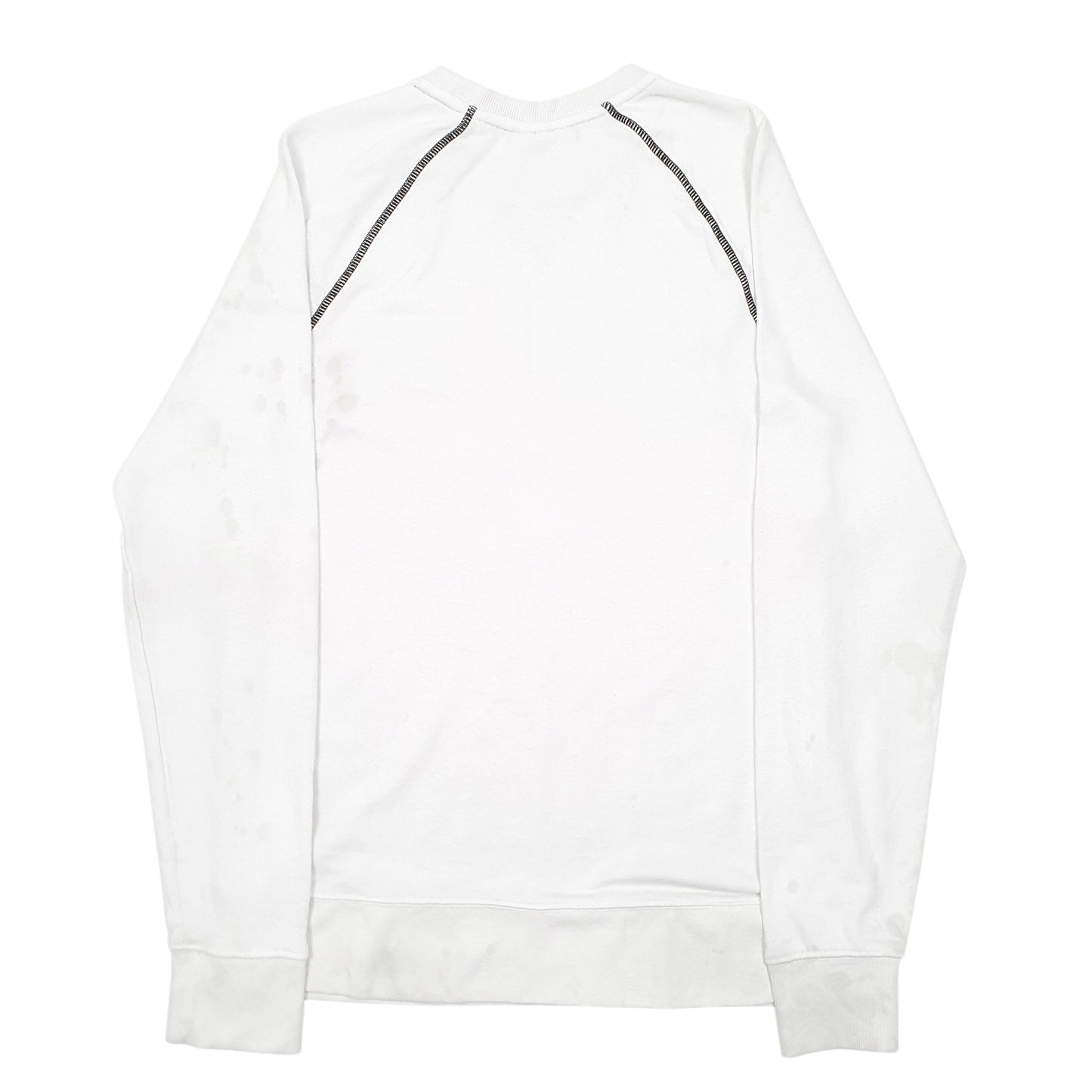 Womens White Reebok  Crewneck Jumper