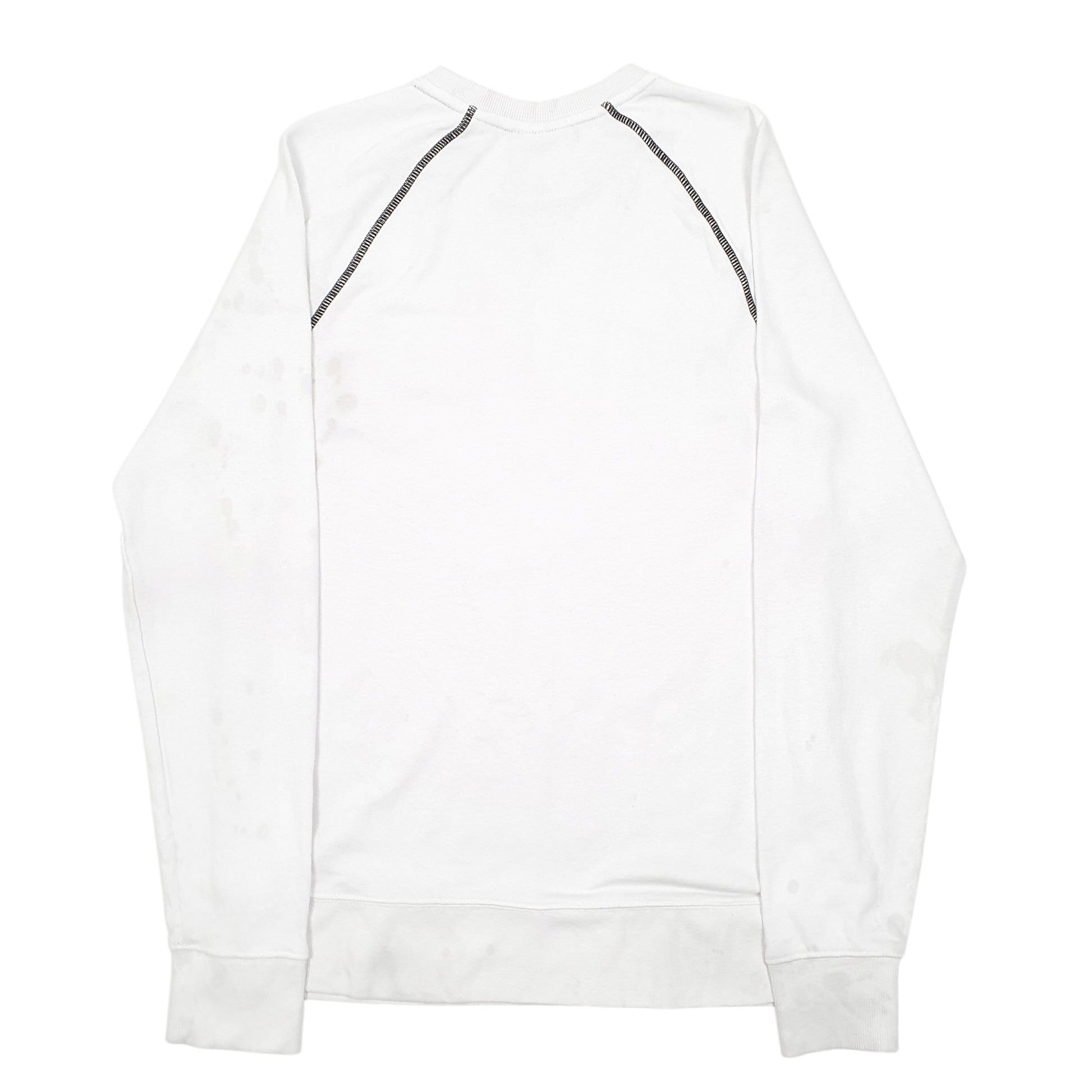 Womens White Reebok  Crewneck Jumper