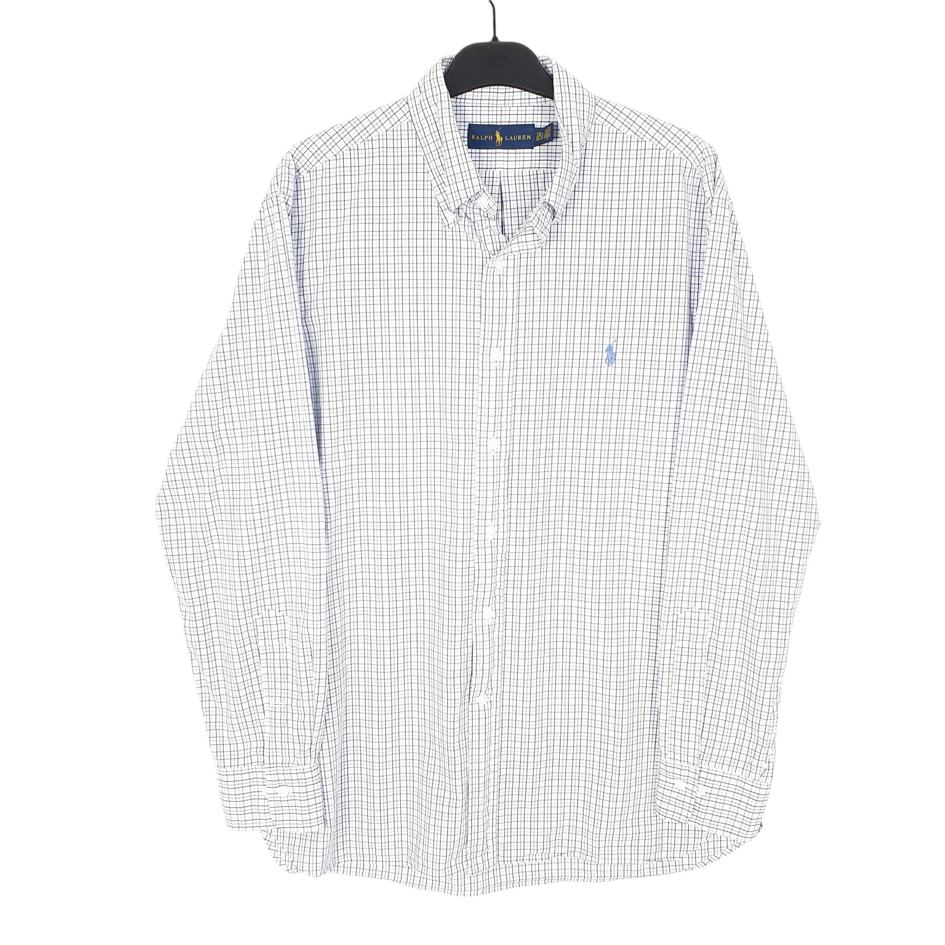 Mens White Ralph Lauren  Long Sleeve Shirt