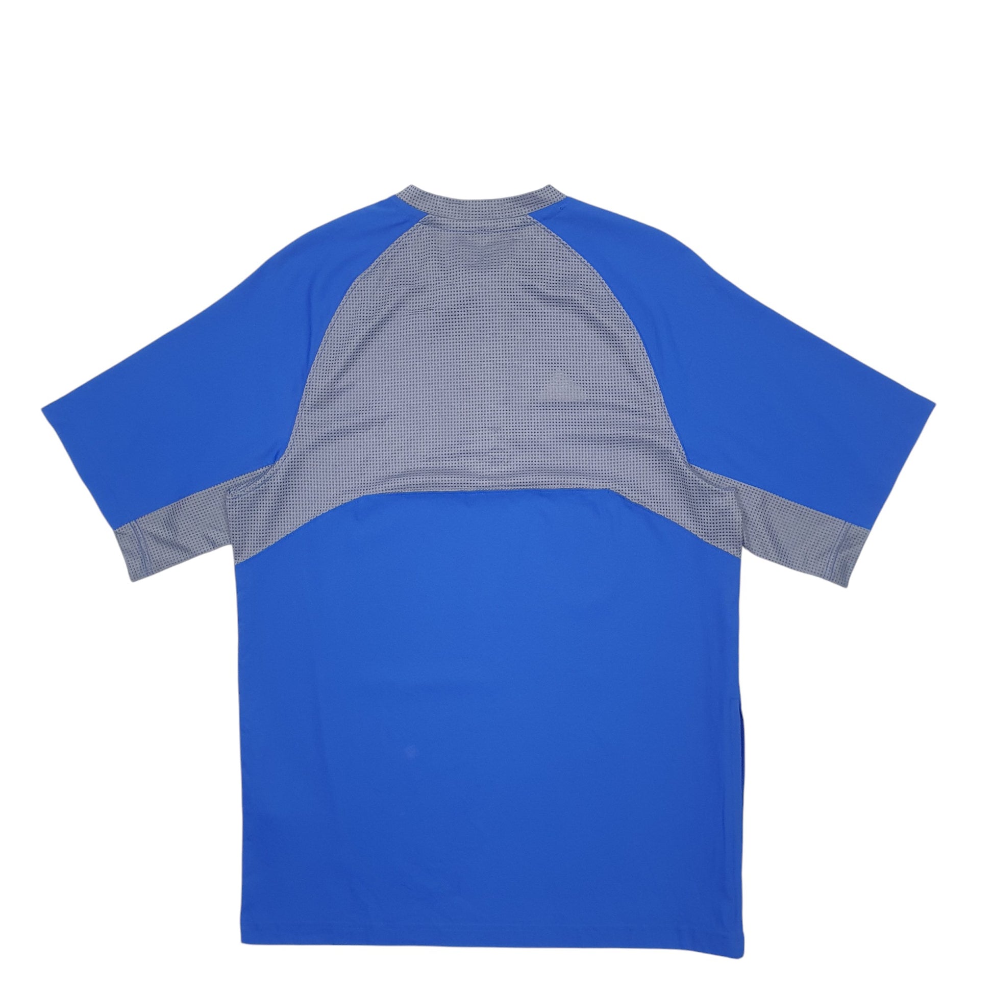 Mens Blue Adidas Climalite Active Short Sleeve T Shirt