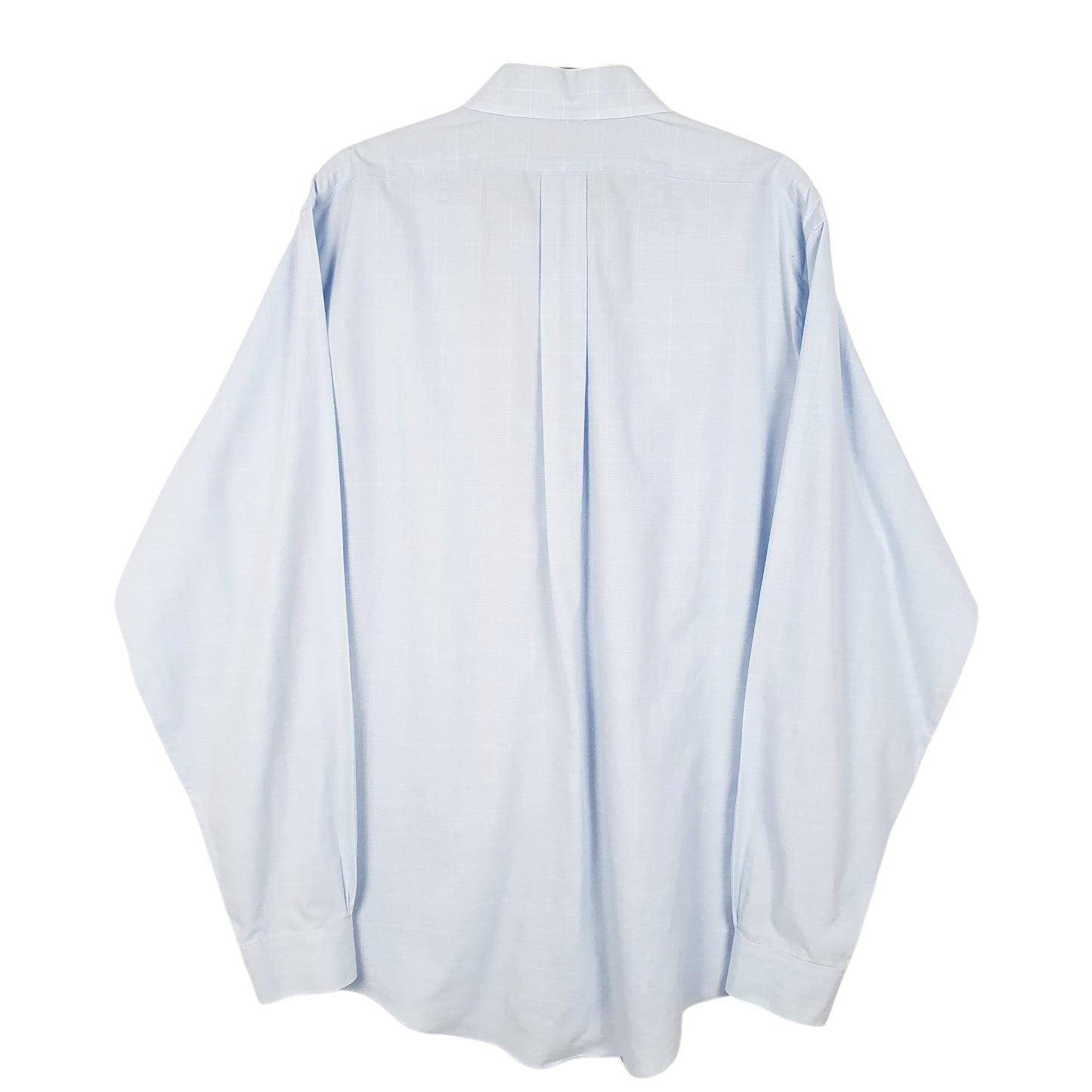 Mens Blue Brooks Brothers Traditional Fit Long Sleeve Shirt