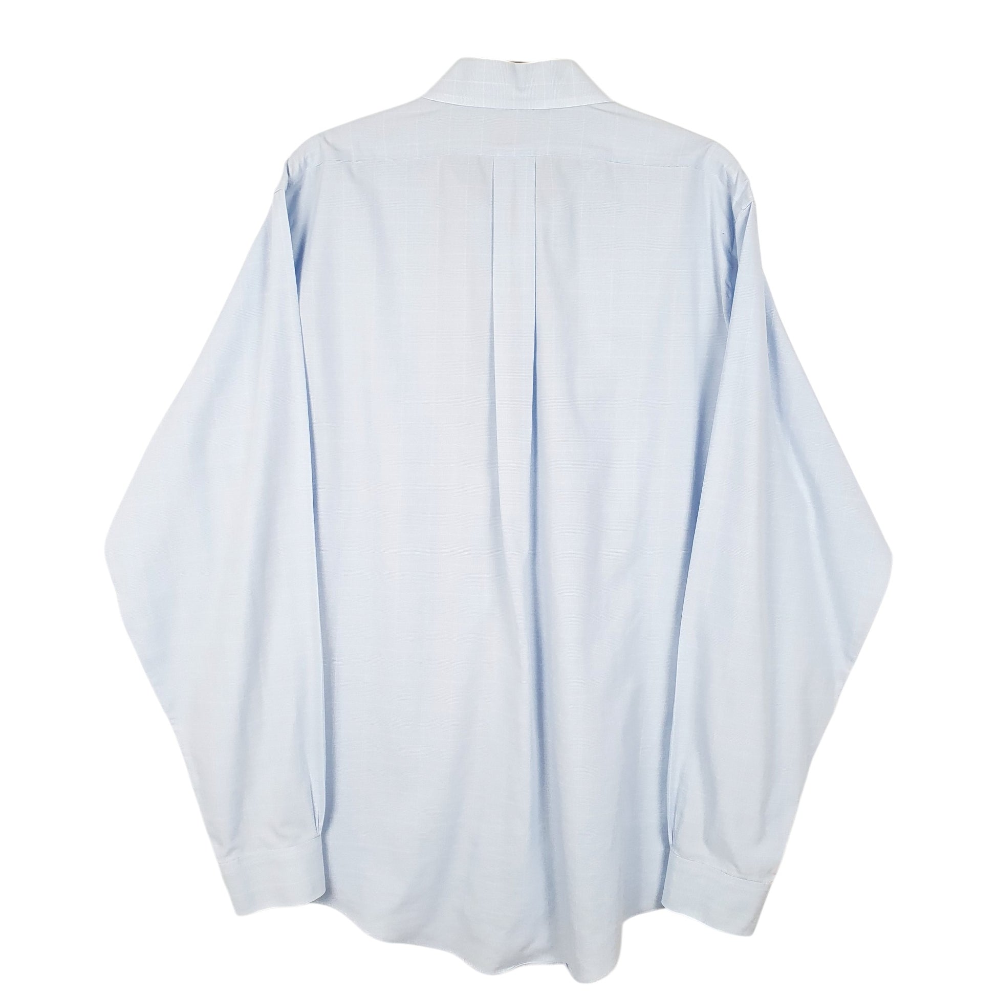 Mens Blue Brooks Brothers Traditional Fit Long Sleeve Shirt