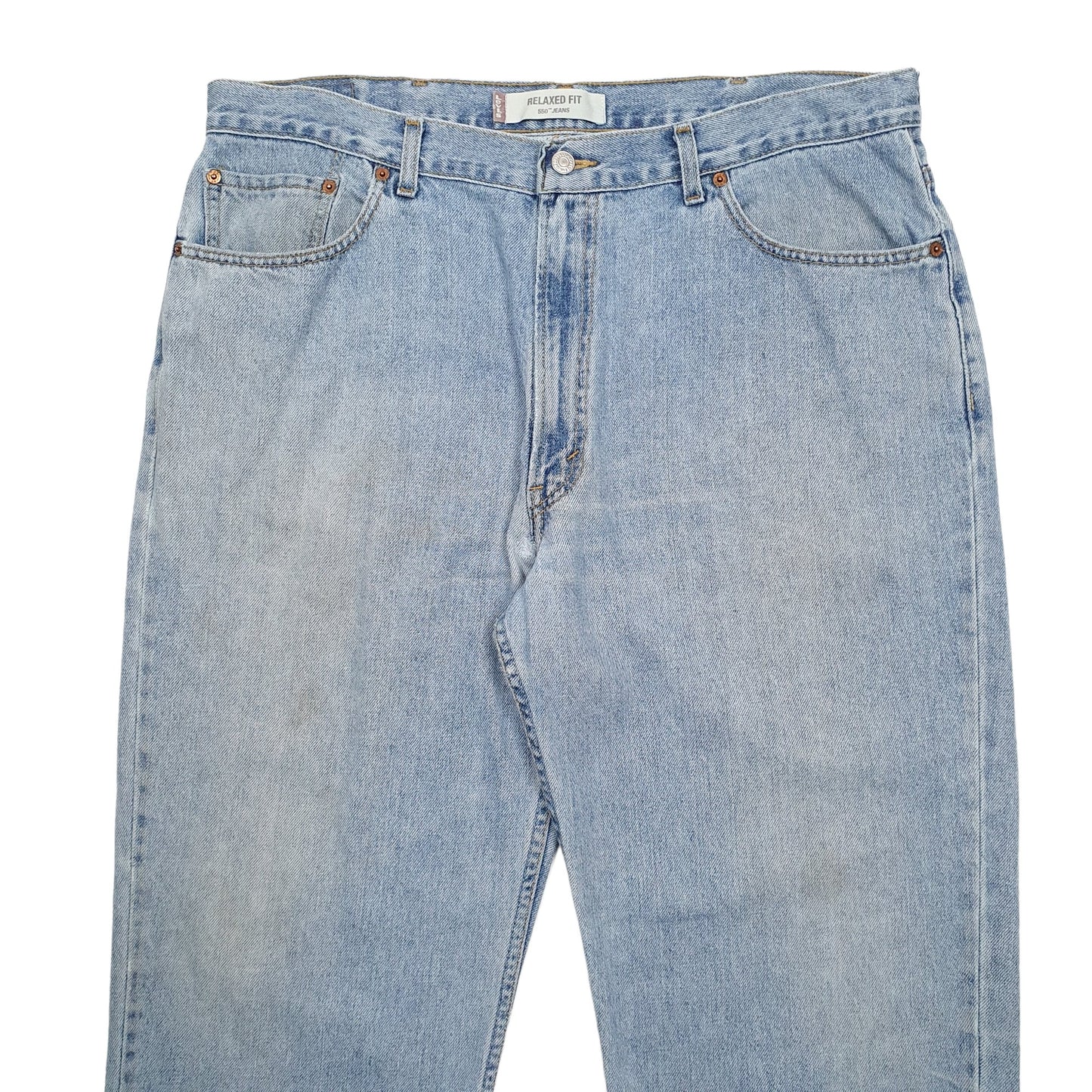 Mens Blue Levis  550 JeansW40 L29