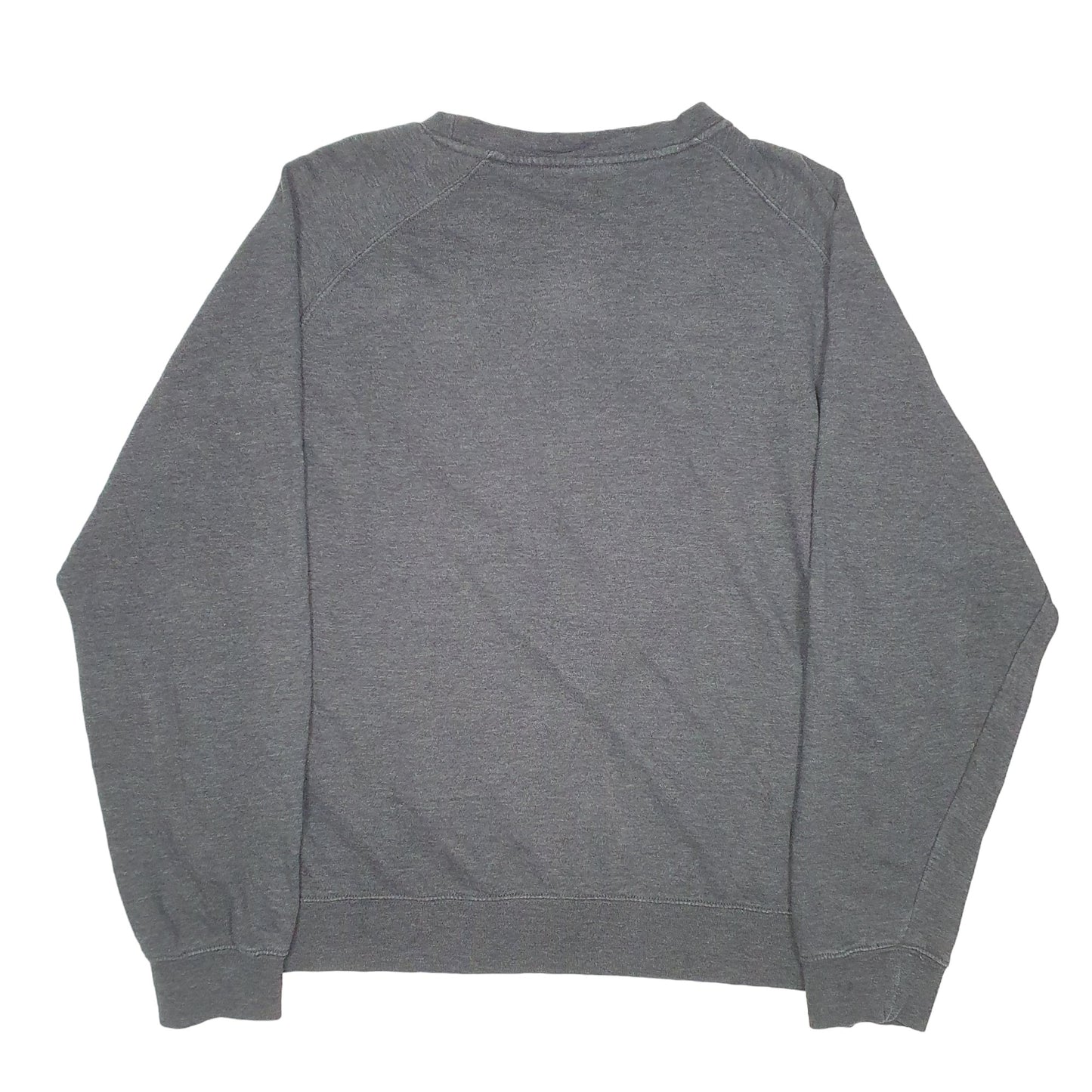 Mens Grey Sleeping With Sirens Biker Skull Give Em Hell 2013 Raglan Crewneck Jumper