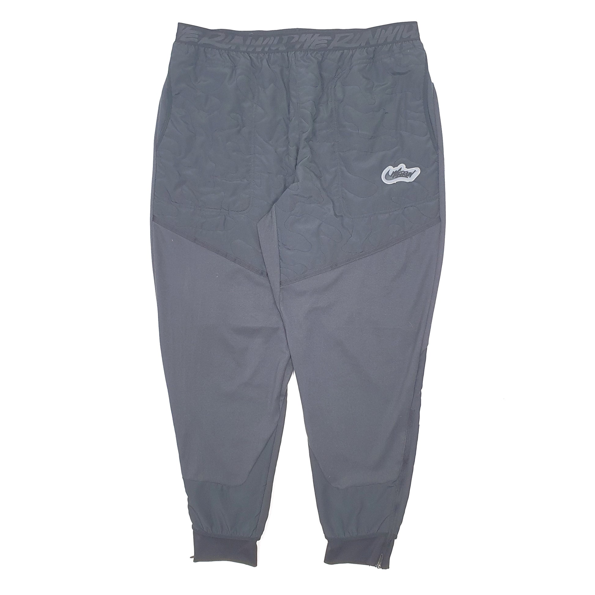 Mens Grey Nike Dri Fit Jogger Trousers