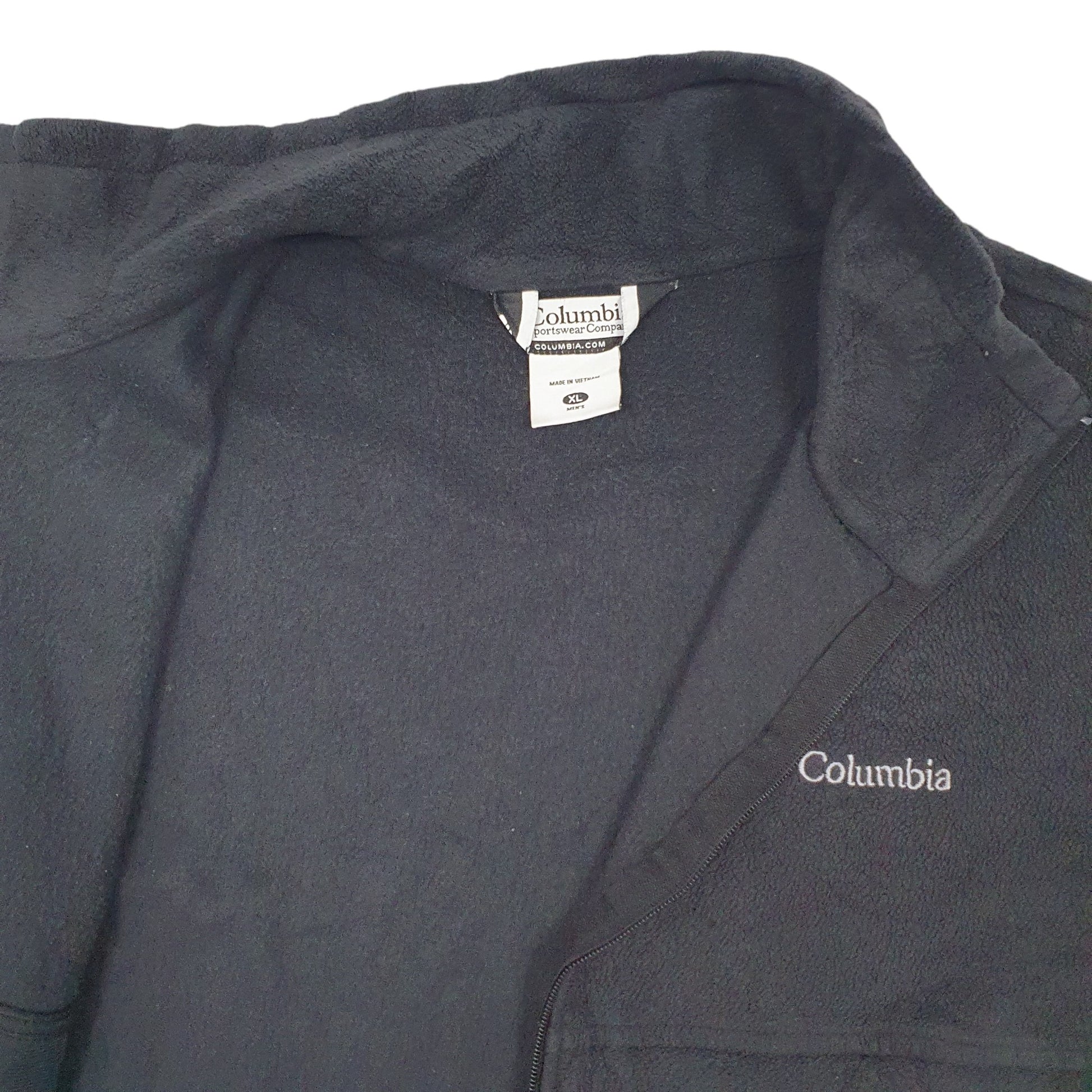 Mens Black Columbia Sportswear Company  Full Zip Jumper