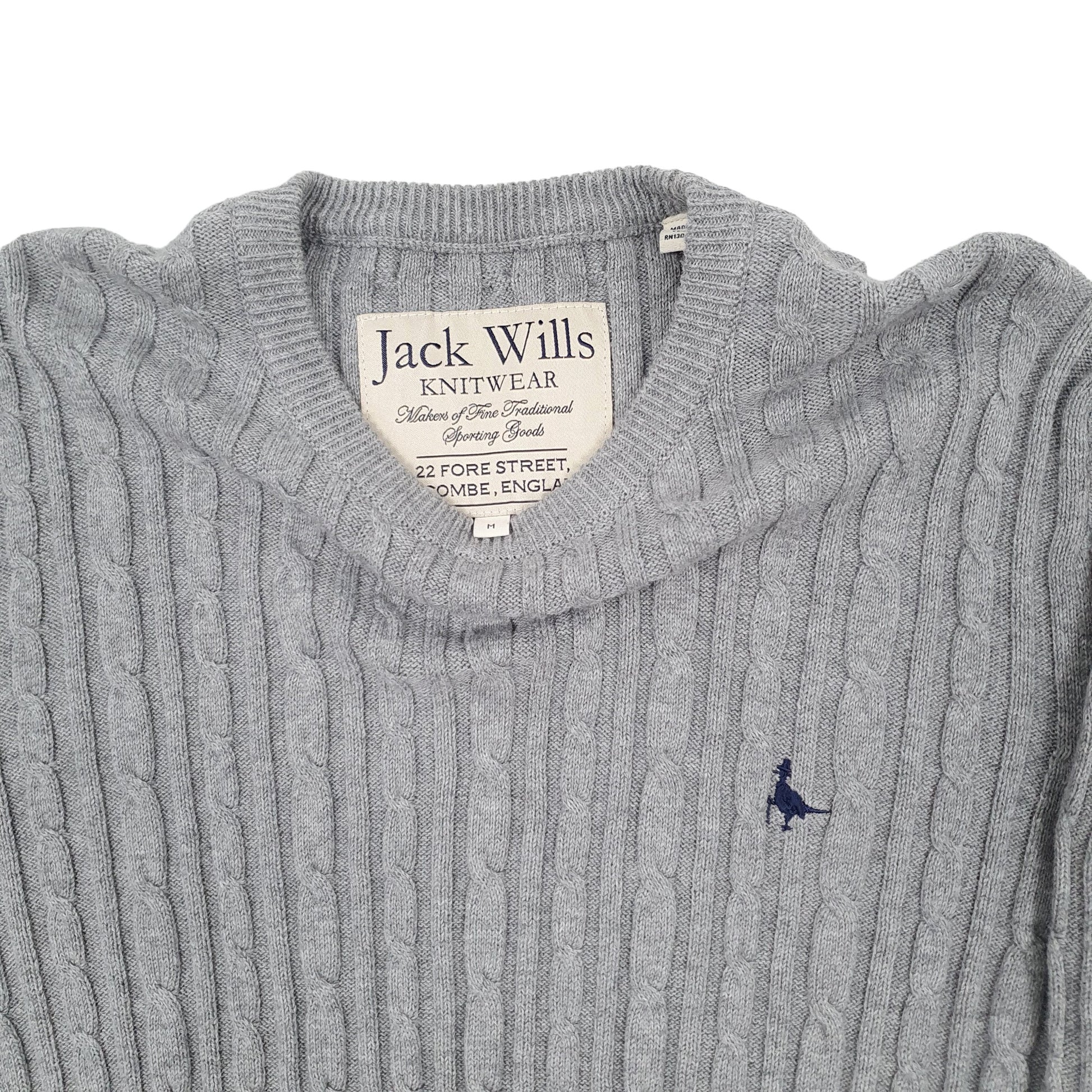 Wool Sweaters Jack Wills Grey Jumper Mens Jack Wills Grey Crewneck