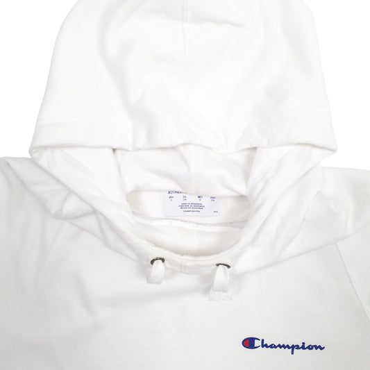 Mens White Champion  Hoodie Jumper