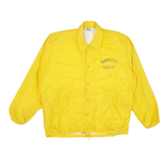 Mens Yellow West Wind Vintage Camdenton Lakers Quarter Zip Coat