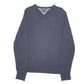 Mens Navy Tommy Hilfiger Knit V Neck Jumper