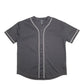 Mens Black Forever 21 Baseball Jersey Short Sleeve T Shirt