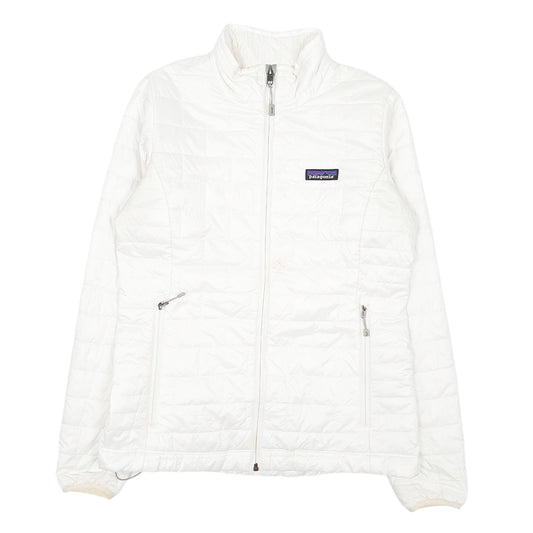 Womens White Patagonia Nano Puff 84217  Coat