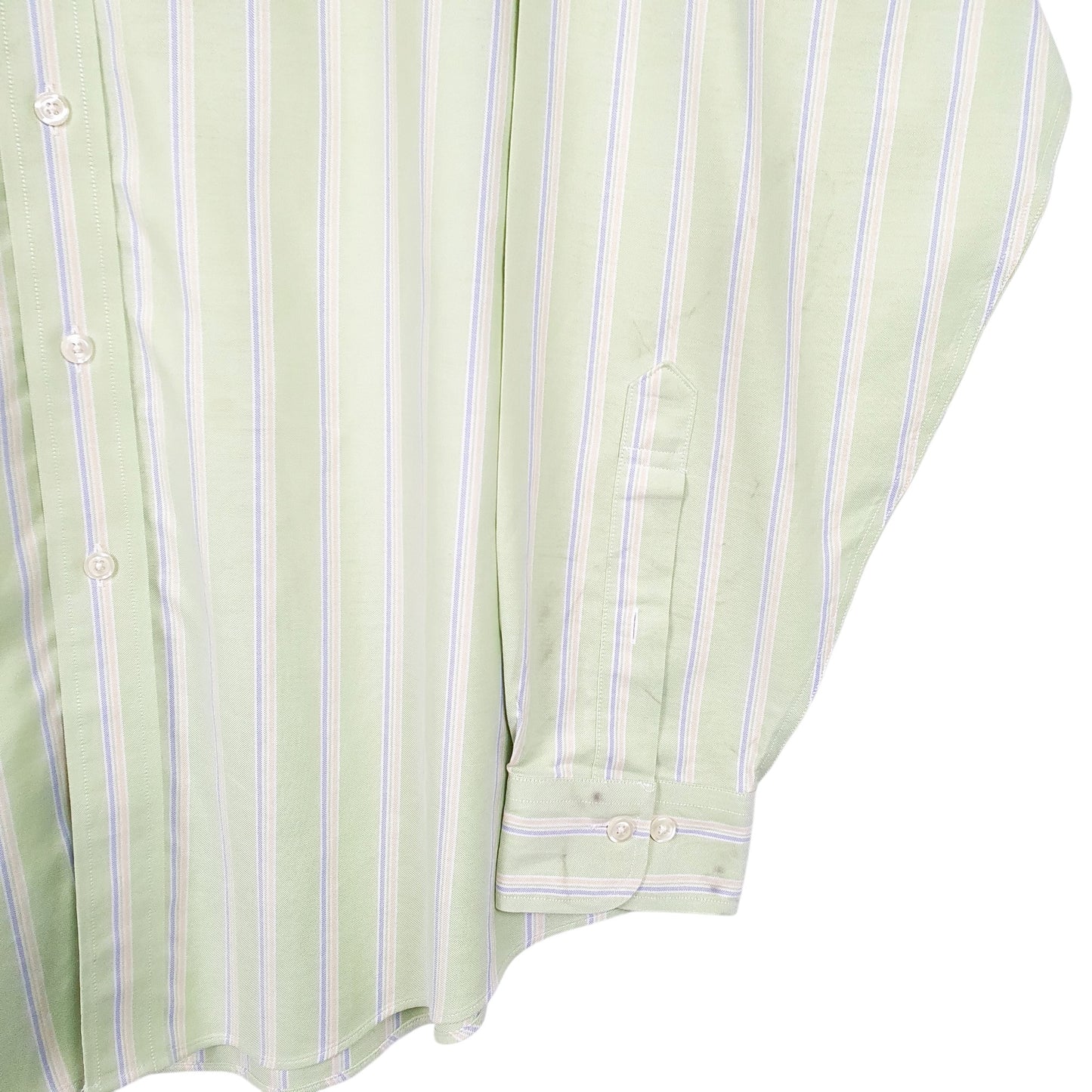 Mens Green Brooks Brothers  Long Sleeve Shirt