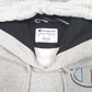 Mens Grey Champion  Hoodie Jumper