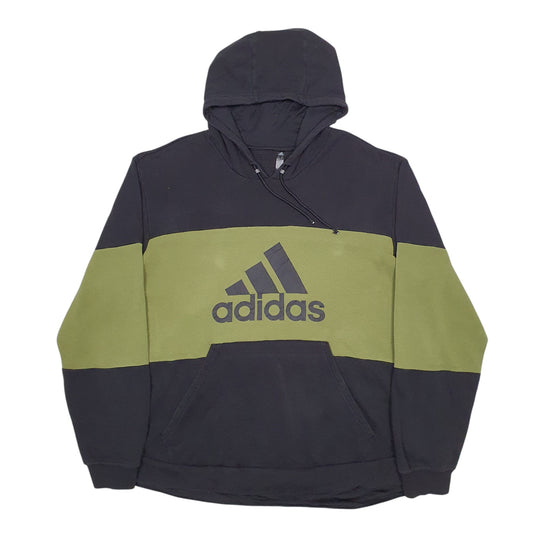 Mens Black Adidas  Hoodie Jumper