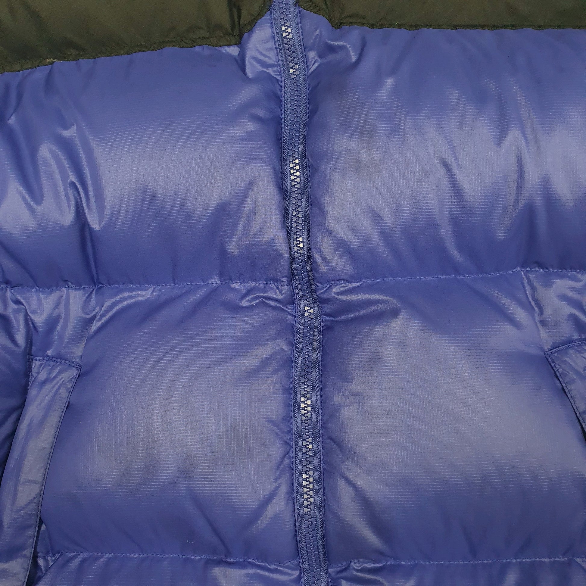 Mens Blue The North Face Nuptse 700  Coat