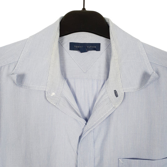 Mens Blue Tommy Hilfiger  Long Sleeve Shirt