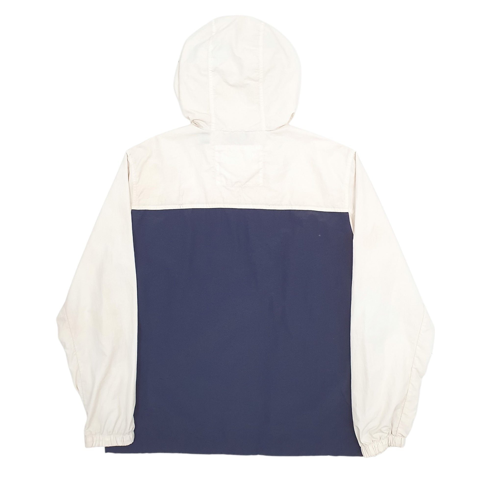 Mens White Tommy Hilfiger Spellout Full Zip Coat