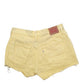 Womens Yellow Levis 501 Jorts Denim Shorts