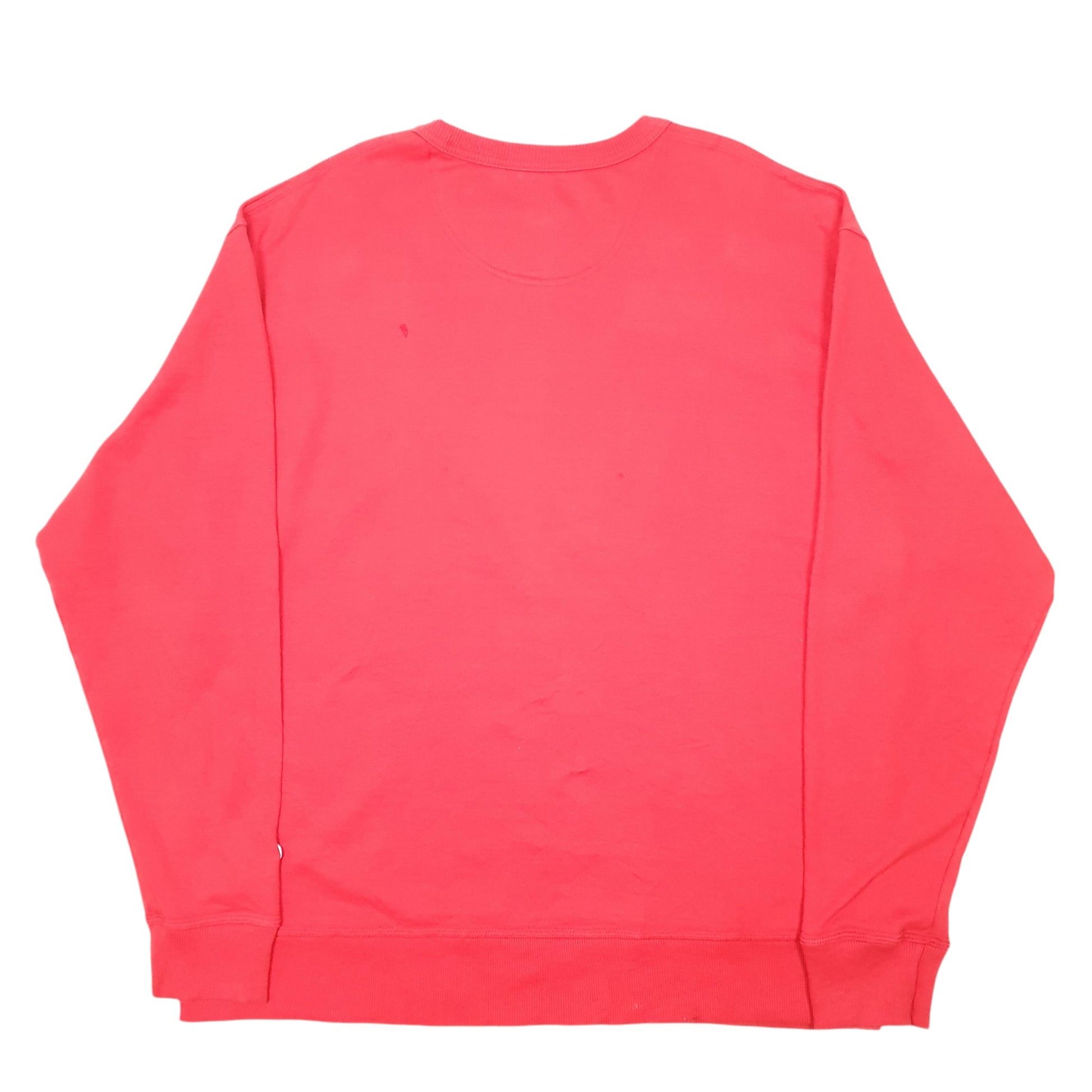 Mens Red Champion Script Crewneck Jumper