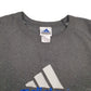 Mens Grey Adidas Spellout Vintage 90's Crewneck Jumper