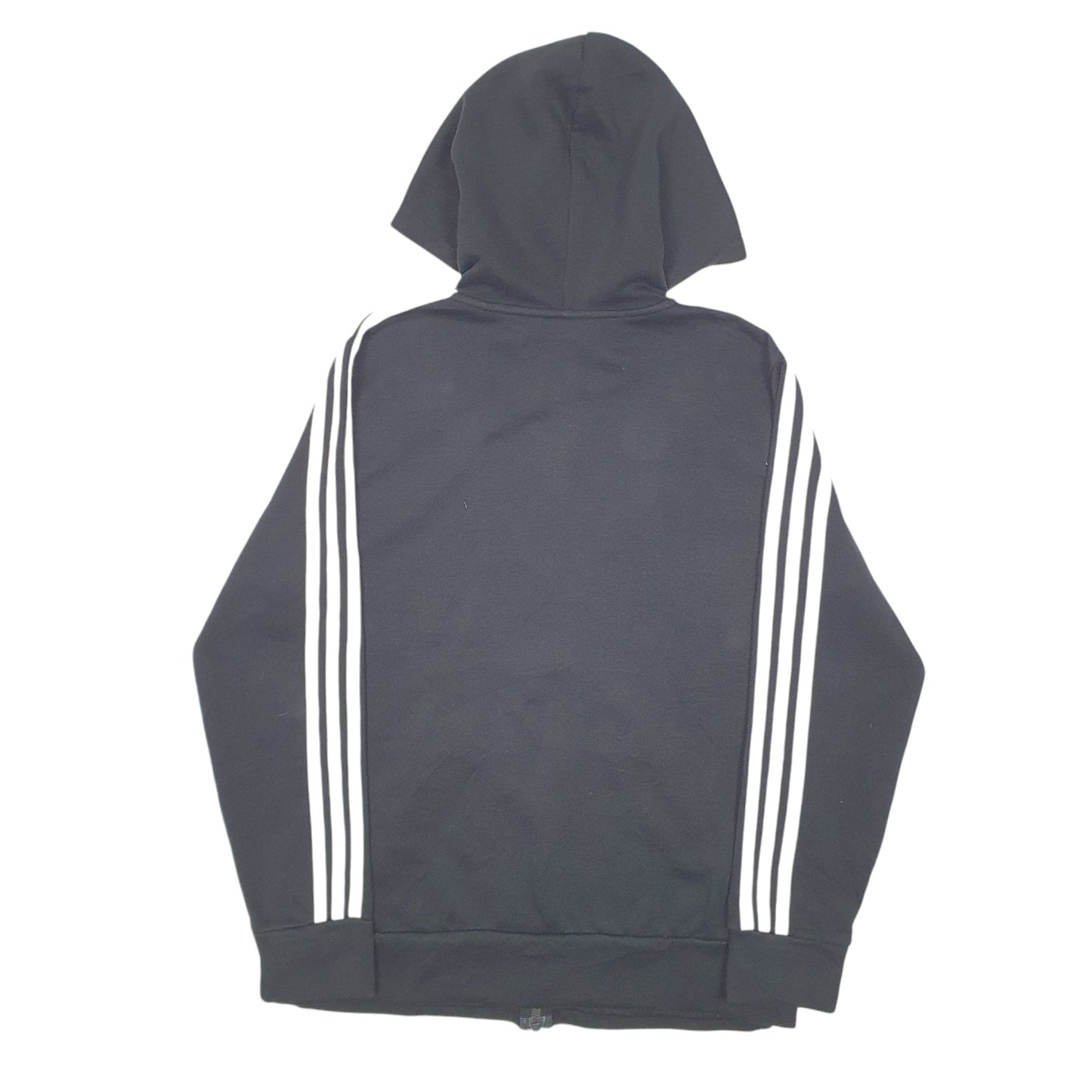 Womens Black Adidas Hoodie Full Zip Jumper