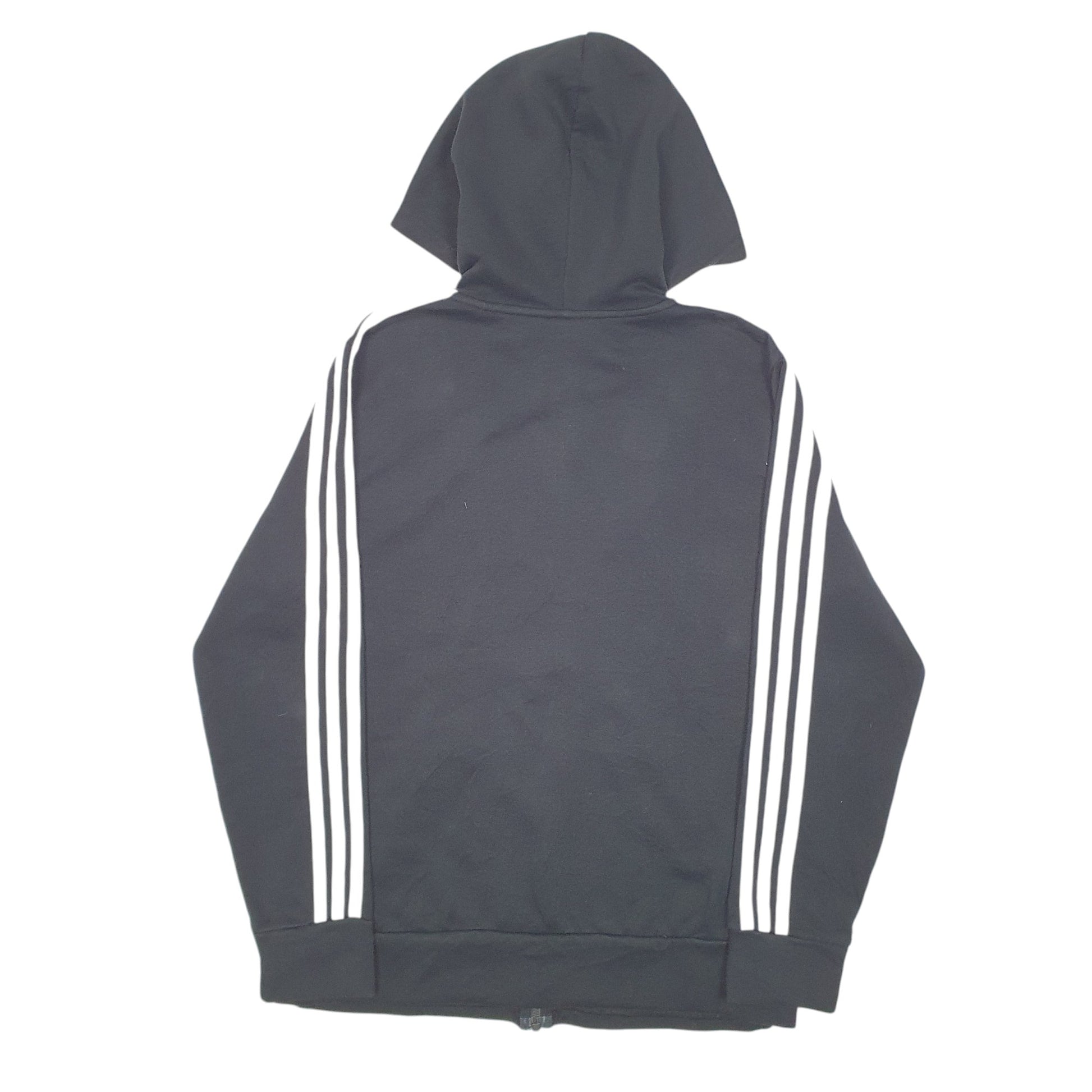 Womens Black Adidas Hoodie Full Zip Jumper
