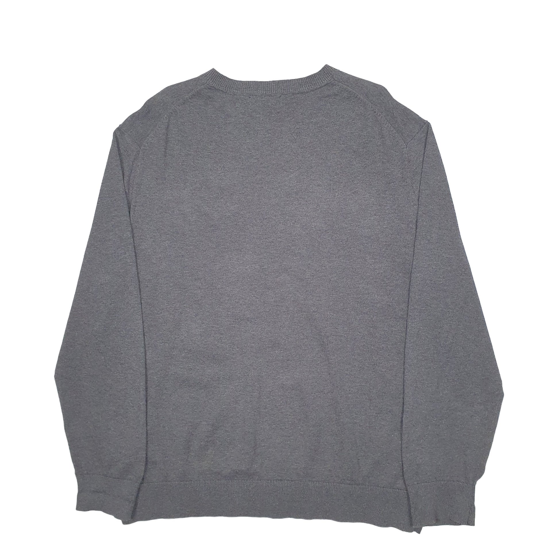Mens Grey Nautica Knit Crewneck Jumper