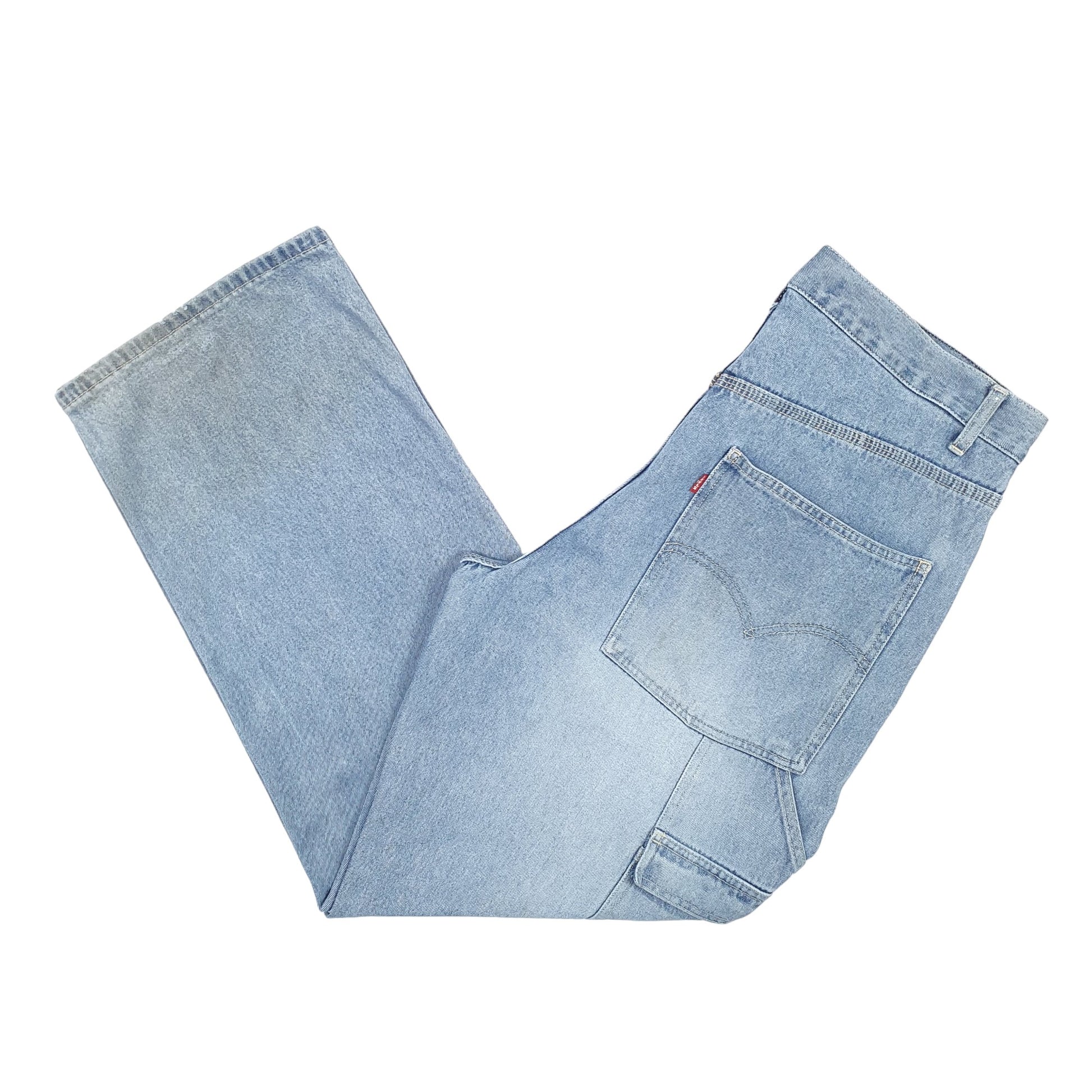 Mens Blue Levis X Workwear Carpenter Casual JeansW34 L32