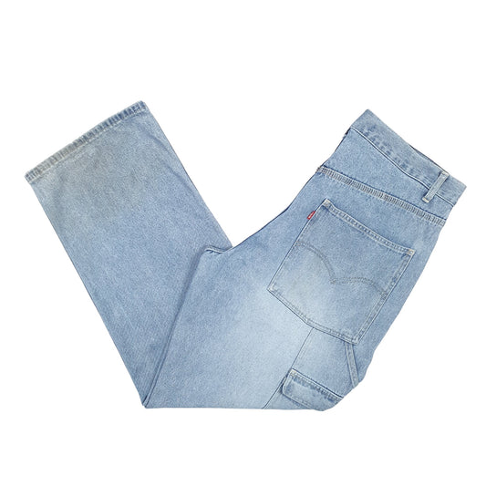 Mens Blue Levis X Workwear Carpenter Casual JeansW34 L32