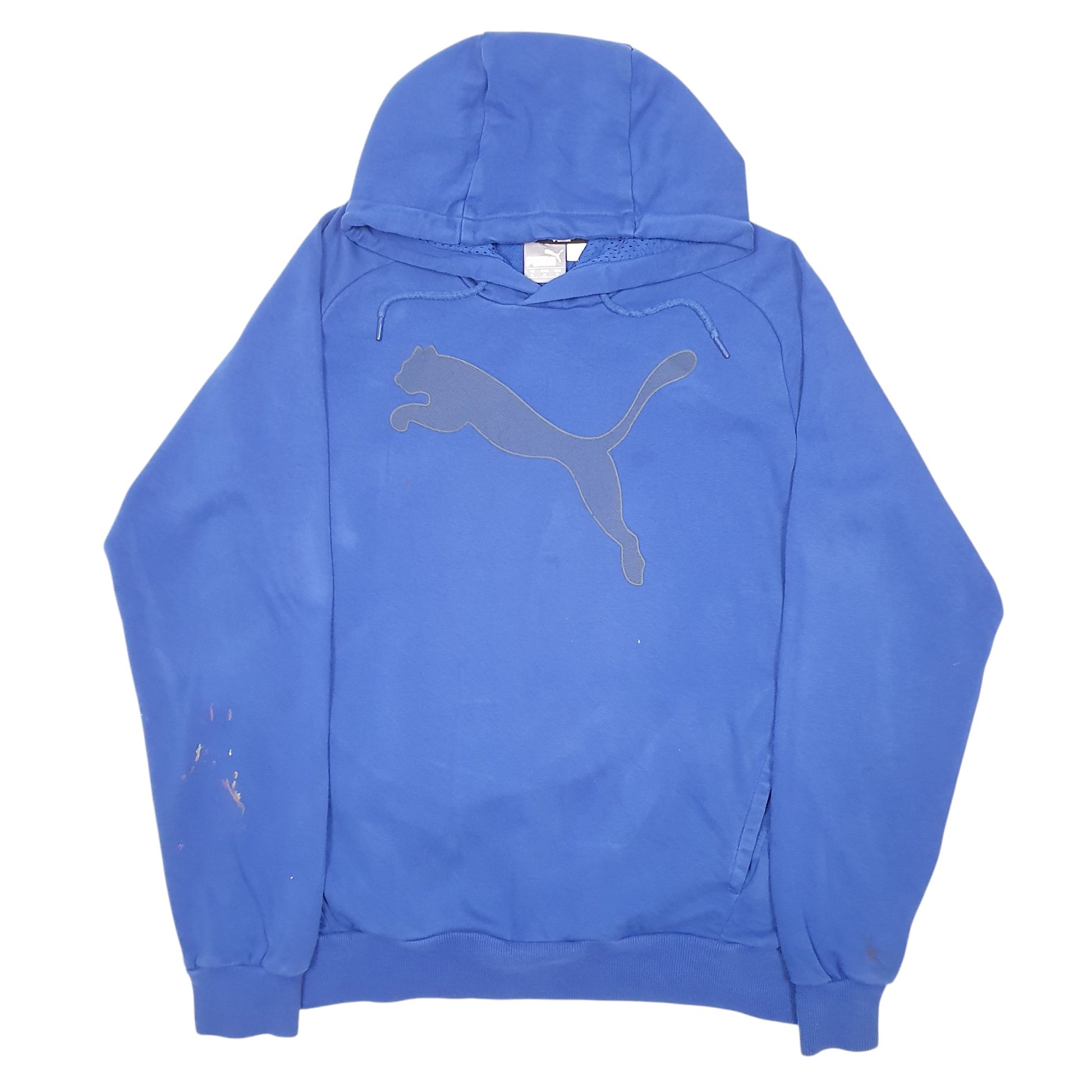 Mens Blue Puma  Hoodie Jumper