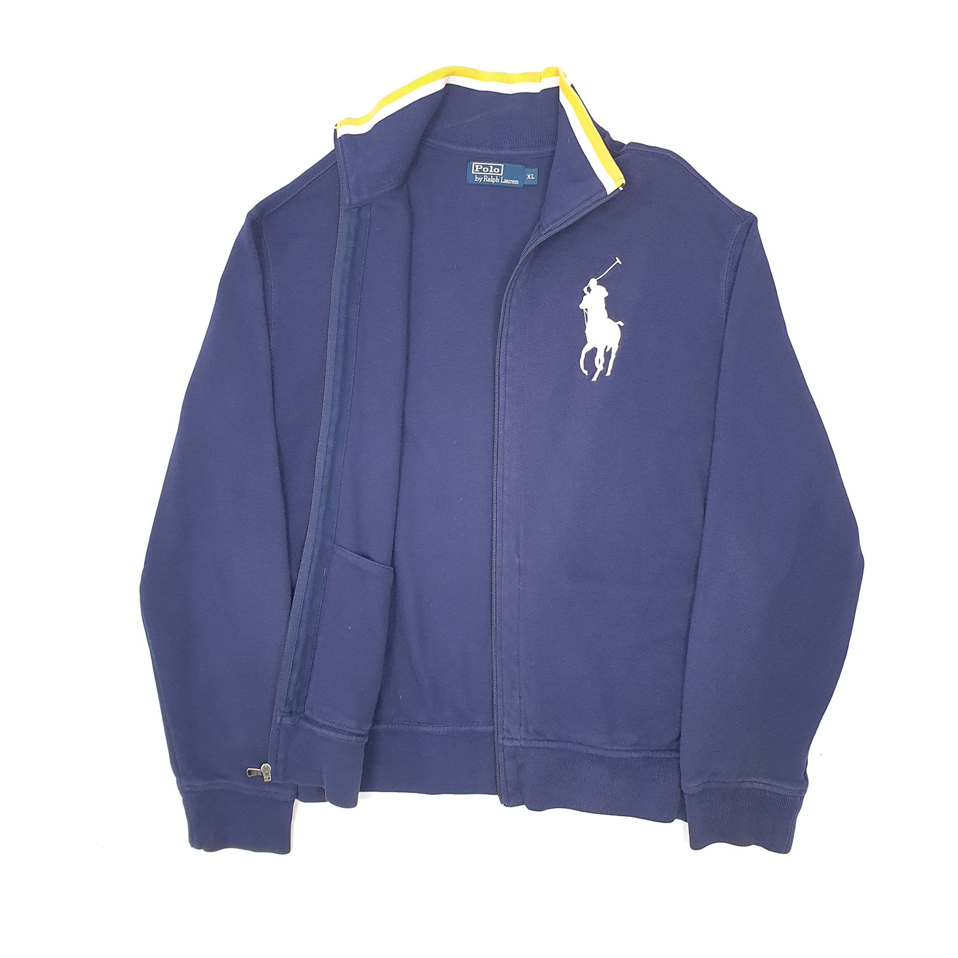 Mens Navy Polo Ralph Lauren  Full Zip Jumper