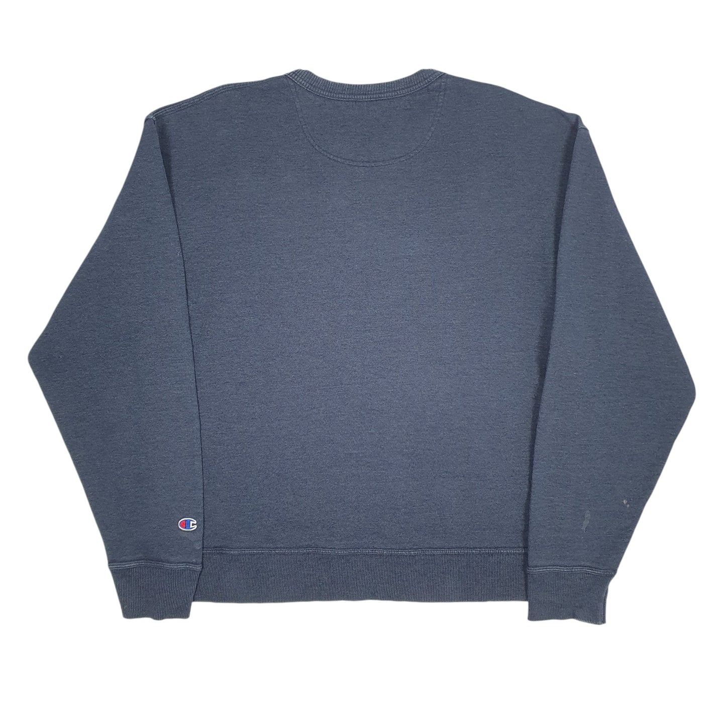 Mens Blue Champion Crewneck Jumper