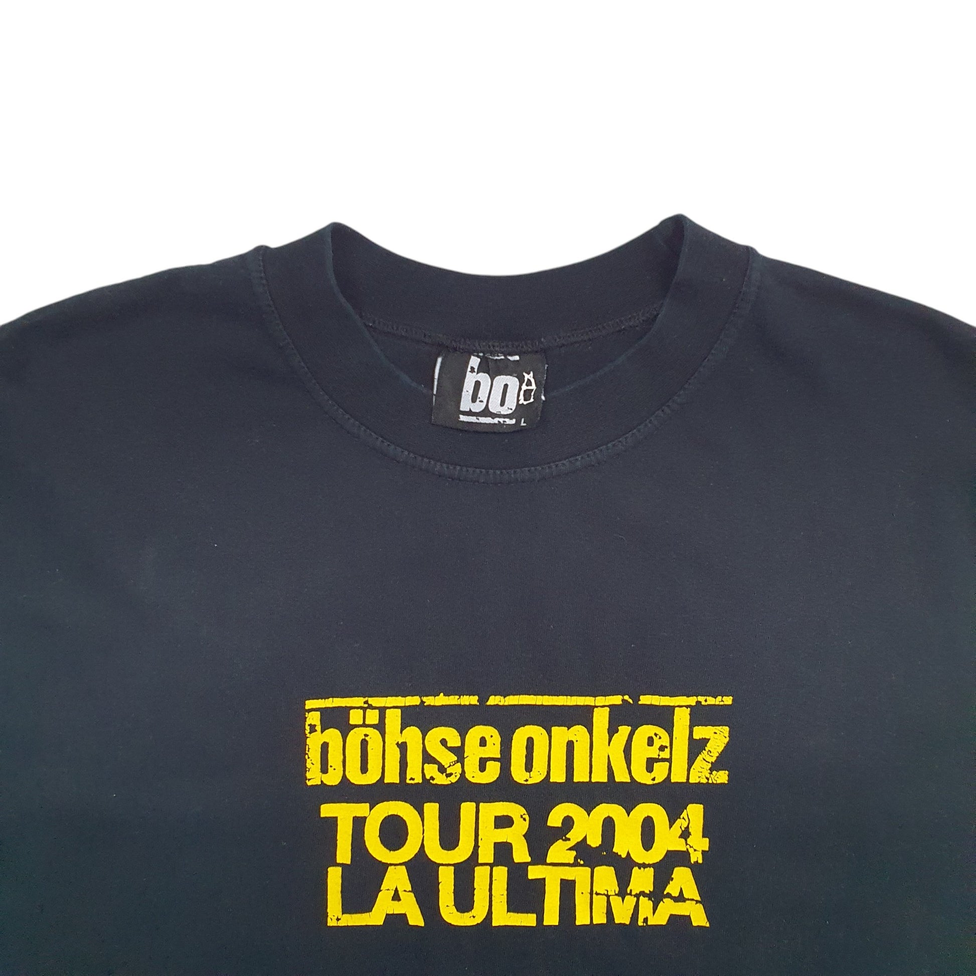 Mens Black Bo Adios Tour Music Short Sleeve T Shirt