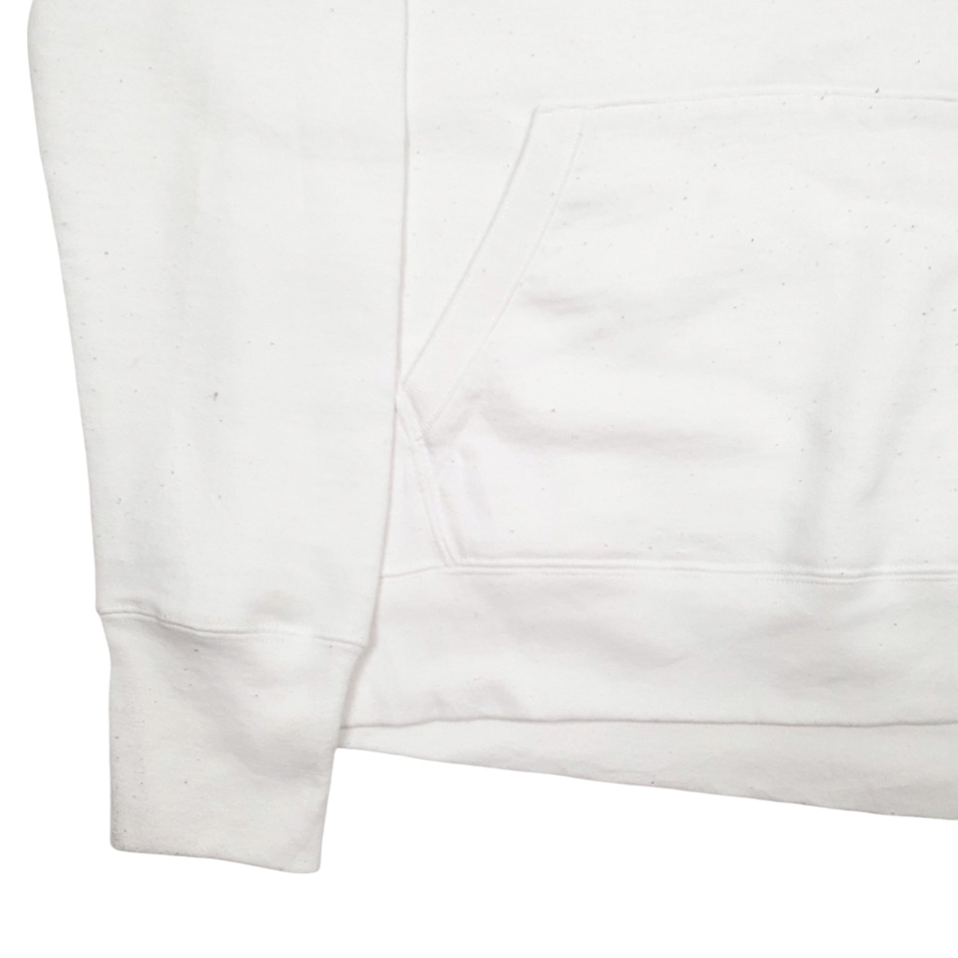 Womens White Champion Spellout Hoodie Jumper