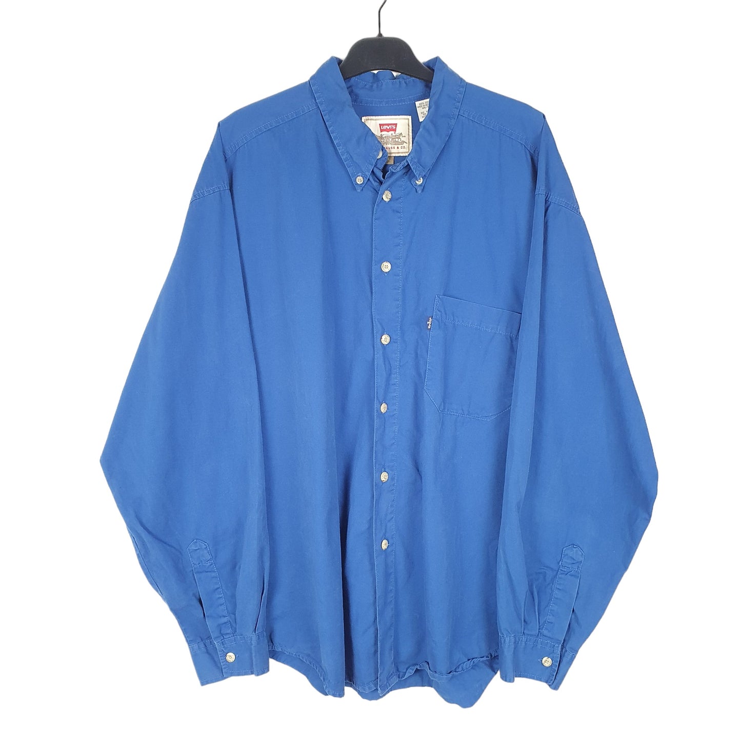 Mens Blue Levis Vintage Jeanswear Long Sleeve Shirt