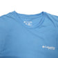 Mens Blue Columbia Sportswear PFG Fishing Short Sleeve T Shirt