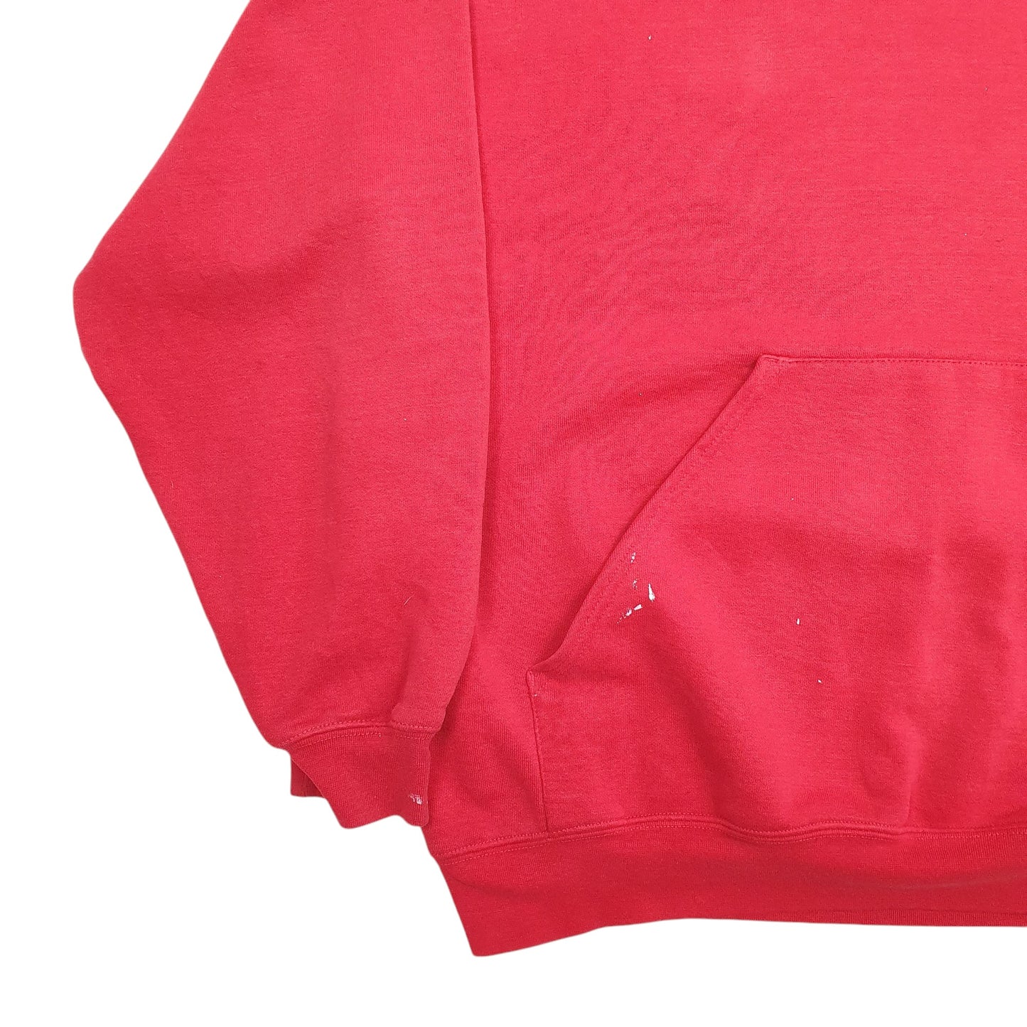 Mens Red Carhartt Spellout Hoodie Jumper