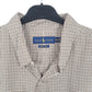Mens Brown Ralph Lauren Luxury Twill Long Sleeve Shirt