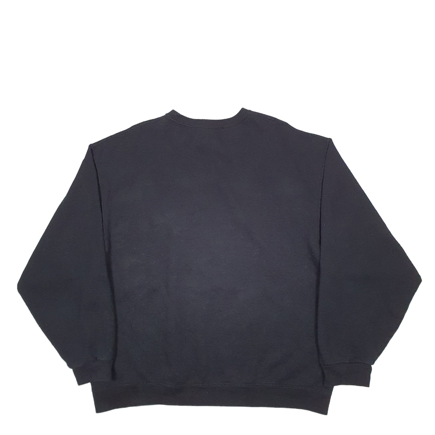 Mens Black Fruit Of The Loom  Crewneck Jumper