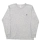 Mens Grey Polo Ralph Lauren Pocket Long Sleeve T Shirt