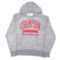 Mens Grey Champion Spellout Physical Education Hoodie Jumper