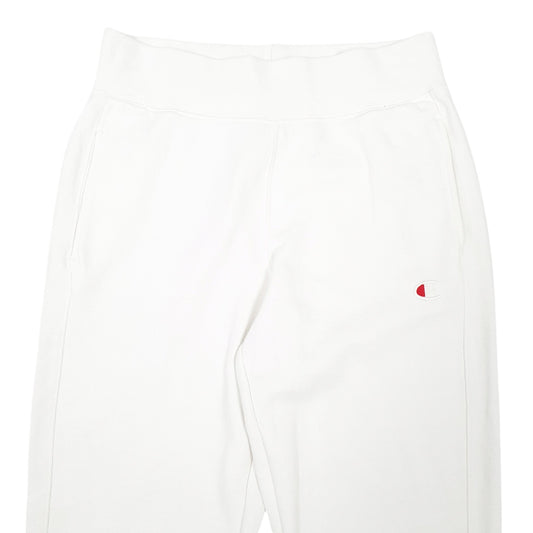 Mens White Champion  Jogger Trousers
