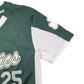 Mens Green Majestic MLB Baseball Jersey Celtics Short Sleeve T Shirt