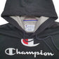 Mens Black Champion Spellout Hoodie Jumper